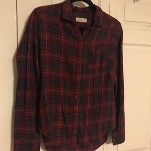 Hollister plaid flannel